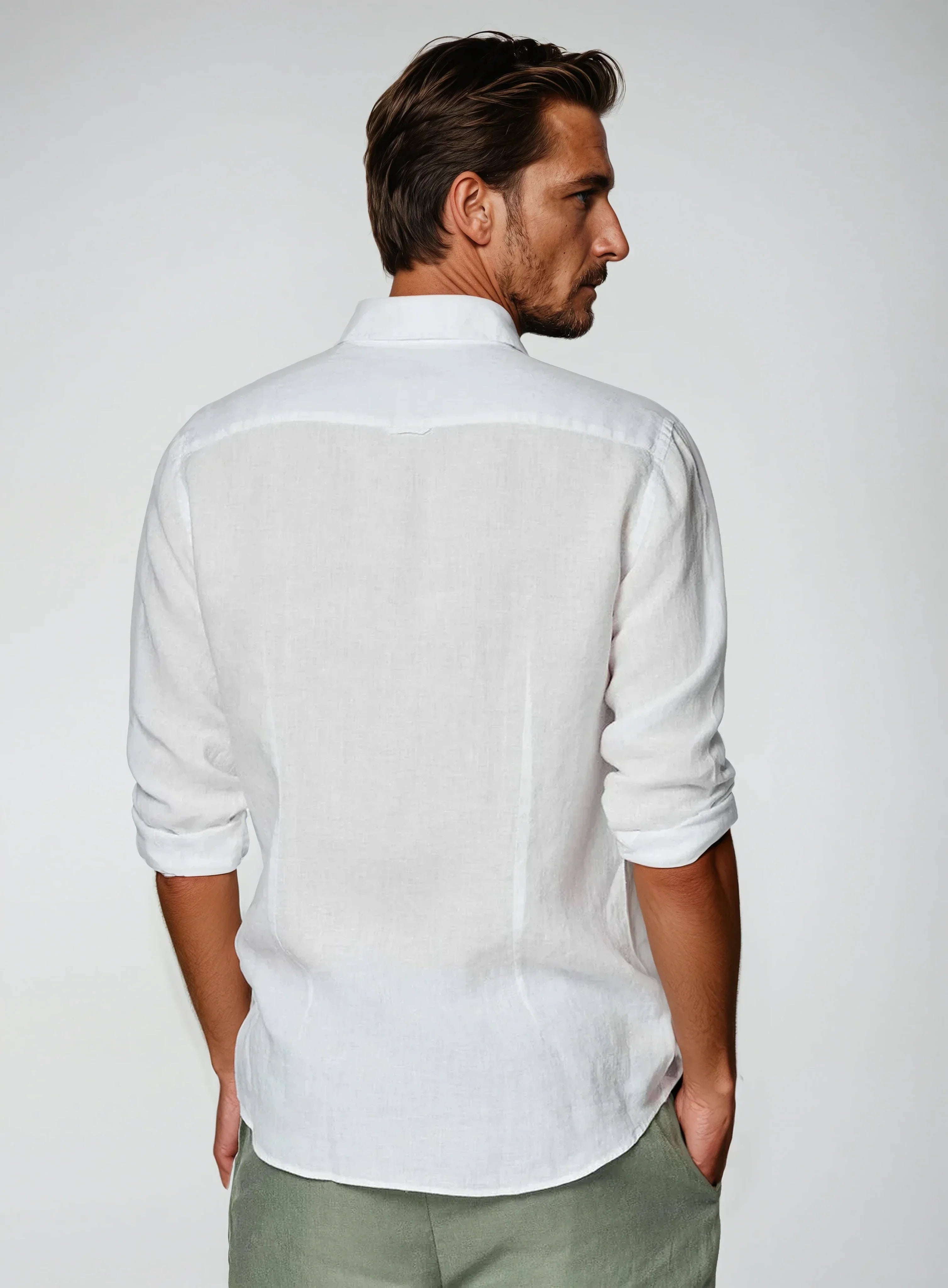 Essential Linen Shirt - White