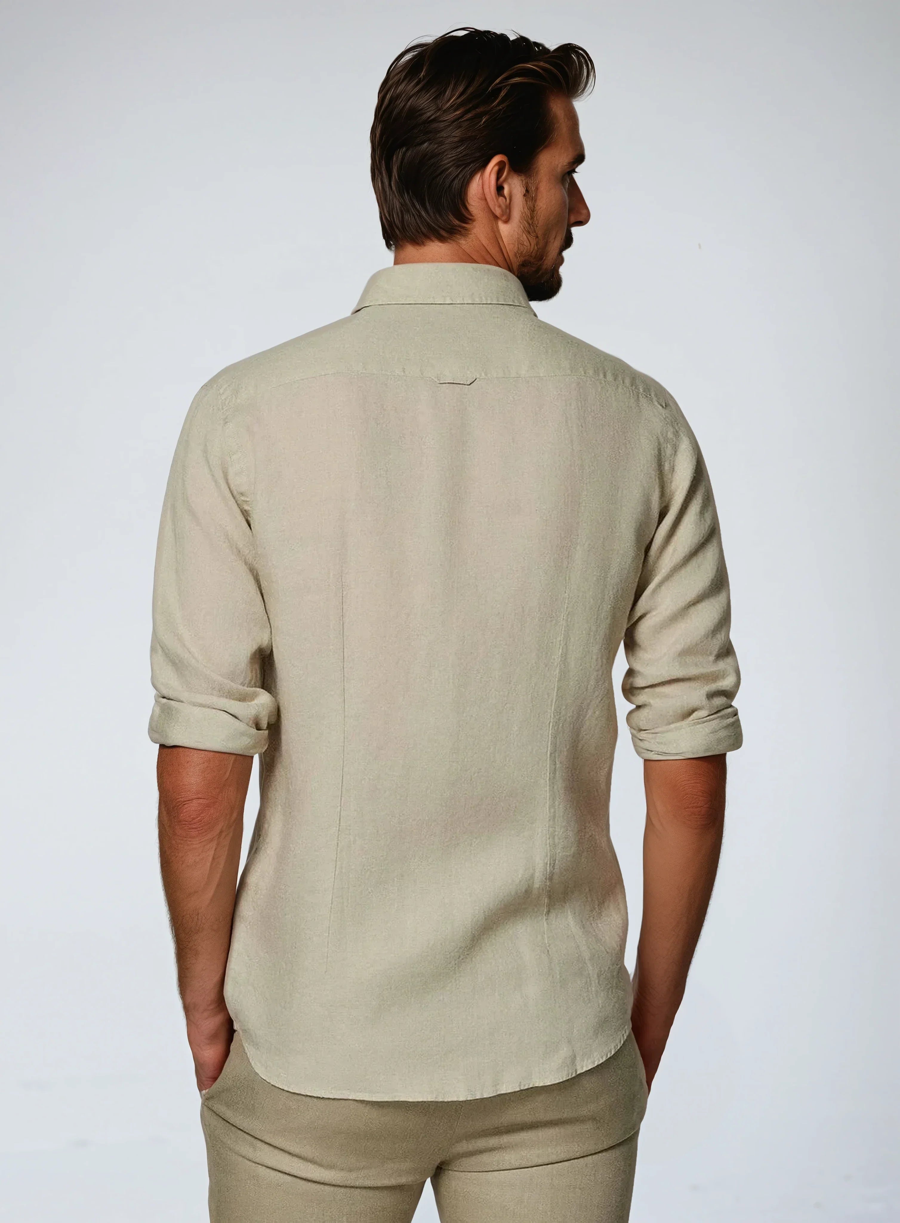 Essential Linen Shirt - Khaki